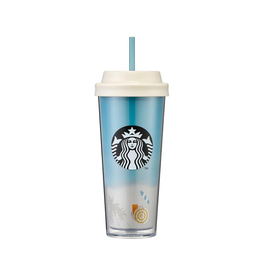 Starbucks korea 2020 summer md 2 Florence white hibiscus tumbler 473ml 